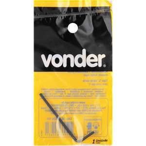 Chave hexagonal (allen) 2,0 mm, VONDER