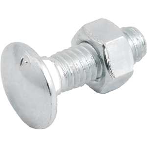Parafuso francês zincado, 5/16" x 1", com porca, VONDER