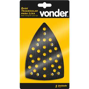 Suporte/base triangular para lixa, para lixadeira roto-orbital LOV 353B, VONDER