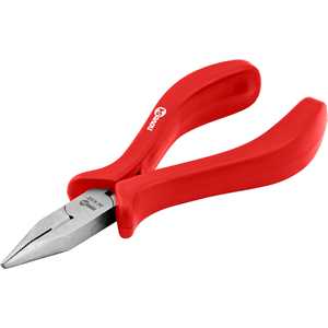 Alicate bico meia cana reto 4.1/2", em aço carbono polido, NOVE54