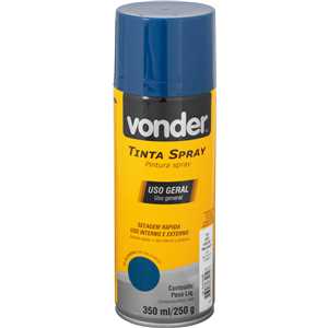 Tinta em spray azul escuro, 350 ml/250 g, VONDER