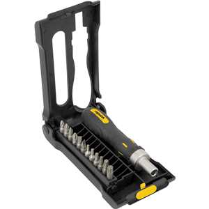 Jogo de bits/ponteiras, com 13 peças, encaixe sextavado 1/4", BP 389, VONDER