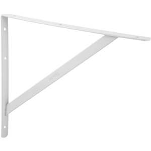 Cantoneira tipo mão francesa, cor branca,30 cm, NOVE54