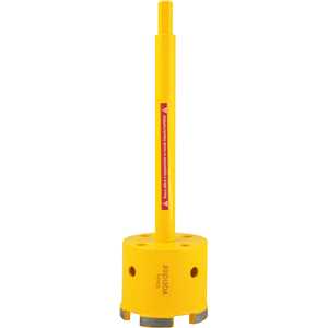 Serra copo diamantada 65 mm, com haste, VONDER