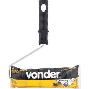 Rolo de microfibra para pintura, 15 cm, com suporte, RPV 2012, VONDER
