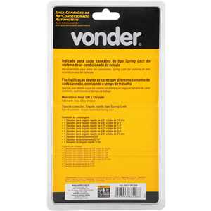 Conjunto saca conexões de ar-condicionado automotivo VONDER