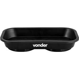 Bandeja magnética retangular, plástica, 140 mm x 240 mm, VONDER