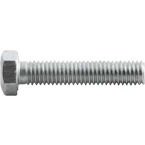 Parafuso sextavado zincado 5 mm x 25 mm, MA, rosca total, VONDER