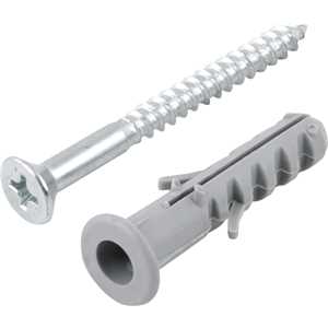 Parafuso madeira phillips, 3,8 mm x 40,0 mm, com bucha de nylon de 6,0 mm, VONDER