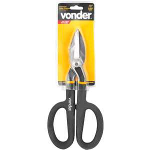 Tesoura 10", para chapas, modelo americano, TC 100, VONDER