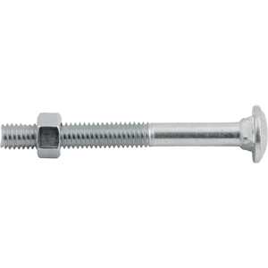 Parafuso francês zincado, 3/8" x 3.1/2", com porca, VONDER