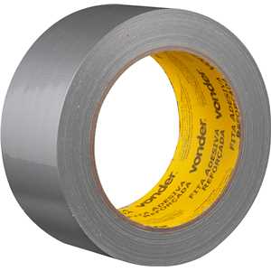Fita adesiva reforçada, 50 mm x 25 m prata, VONDER