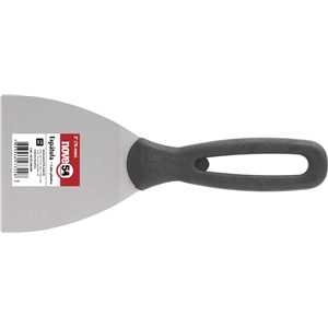 Espátula de aço, 3" - 76 mm, com cabo plástico, NOVE54