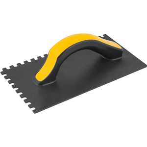 Desempenadeira plástica, dentada, 140 mm x 270 mm, VONDER