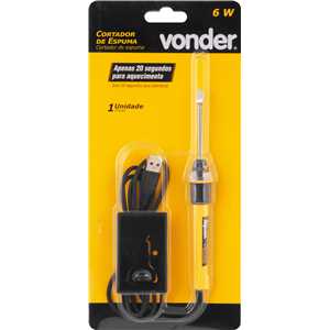 Cortador de espuma, 6 W, USB, CEV 006 VONDER