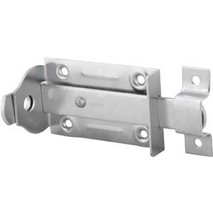 Fecho chato com porta-cadeado 3" - 76,2 mm, zincado, encartelado, VONDER