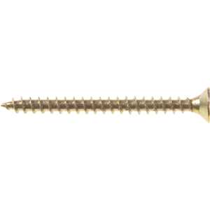 Parafuso madeira chipboard, cabeça chata, fenda cruzada/pozidrive, 4,5 mm x 50,0 mm, VONDER