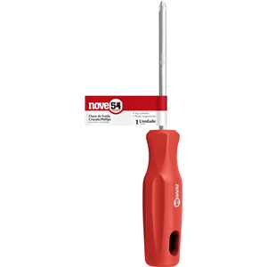 Chave phillips 1/4" x 4", aço carbono, NOVE54