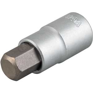 Soquete hexagonal 14 mm, encaixe de 1/2", VONDER