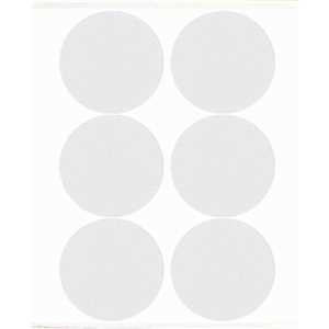 Feltro autoadesivo branco, redondo, 38 mm, VONDER