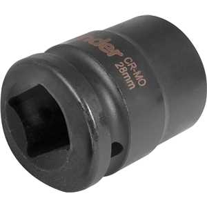 Soquete sextavado de impacto, encaixe de 3/4" x 28,0 mm, VONDER
