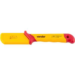 Faca curva para desencapar cabos 7", isolada, IEC60900, VONDER