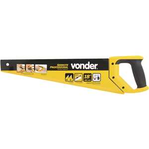Serrote 18", aço temperado, cabo plástico, SE 018, VONDER