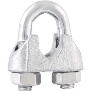 Clips para cabo de aço 1/2" - 12,70 mm, VONDER