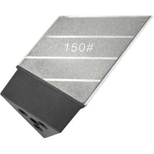 Pedra para afiar diamantada, base de 14", tripla face, G 150/325/1200, VONDER