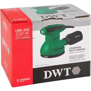 Lixadeira roto-orbital 5", 350 W, LRD 355, 127 V~, DWT