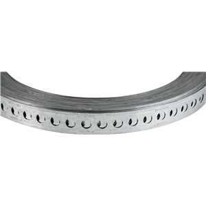 Fita de aço perfurada 17 mm x 0,40 mm x 30 m VONDER