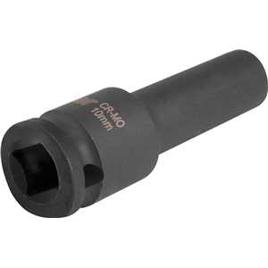 Soquete sextavado longo de impacto, 10 mm, encaixe de 1/2", VONDER