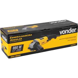 Esmerilhadeira angular 4.1/2", 860 W, 127 V~, EAV 860N VONDER
