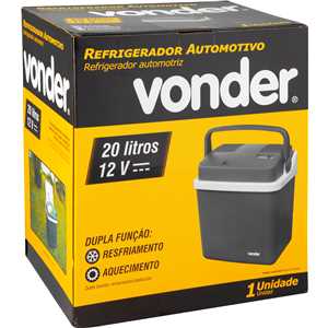 Refrigerador automotivo 12 V, 20 litros, VONDER