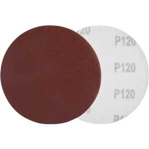 Disco de lixa costado em pluma, 4.1/2", grão 120, VONDER