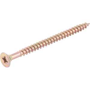 Parafuso madeira chipboard, cabeça chata, fenda cruzada/pozidrive, 5,0 mm x 70,0 mm, VONDER