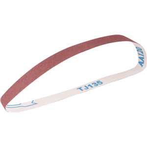 Lixa em cinta, 454 mm x 15 mm, G 120, embalagem com 5 peças, VONDER
