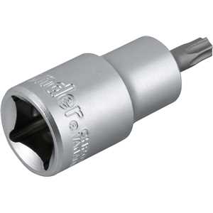 Soquete hexalobular macho T-30, encaixe 1/2", VONDER