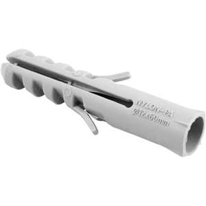 Bucha de nylon para fixação 12 mm, com 10 peças, VONDER
