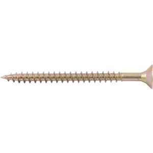 Parafuso madeira chipboard, cabeça chata, fenda cruzada/pozidrive, 6,0 mm x 75,0 mm, VONDER