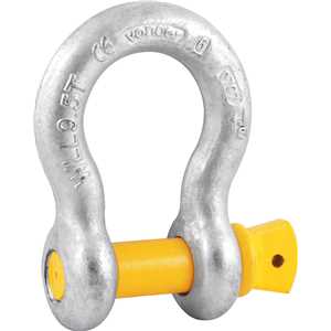 Manilha curva, 1.1/8", 9,50 T, VONDER PLUS