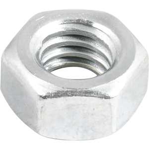 Porca sextavada 5/16" UNC, zincada, cartela com 10 peças, VONDER