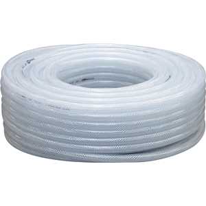 Mangueira PVC cristal trançada, PTN, 250 libras,  3/8" NOVE54