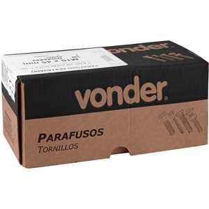 Parafuso sextavado zincado, 10 mm x 45 mm, MA, VONDER