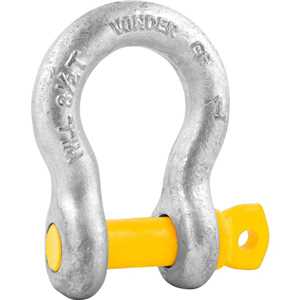 Manilha curva, 1.1/4", 12,0 T, VONDER PLUS