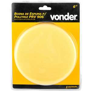 Boina de espuma 6" para Politriz PRV 906, VONDER