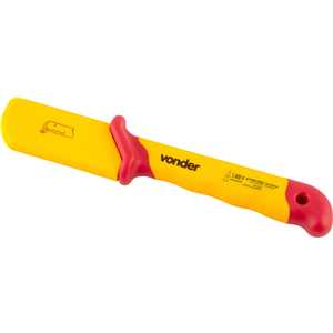 Faca curva para desencapar cabos 7", isolada, IEC60900, VONDER
