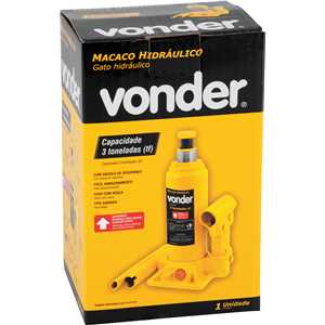 Macaco hidráulico tipo garrafa, 3 toneladas (3 tf) VONDER