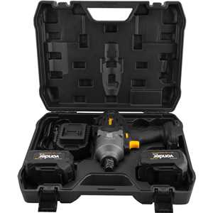 Chave de impacto, bateria 20 V, encaixe de 3/4", fonte de carregamento bivolt automático, CIV 234B, VONDER PLUS