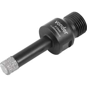 Serra copo diamantada, 12 mm, para esmerilhadeira, VONDER